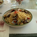014 De eerste keer eten tussen de middag Spaghetti Vongole